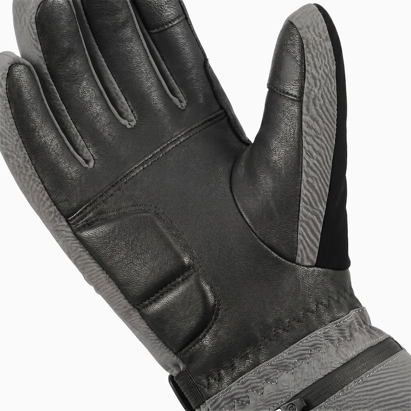 Load image into Gallery viewer, Heated gloves feature a soft fleece lining, thick insulation, and waterproof goatskin palms, providing durability, grip, and comfort.
