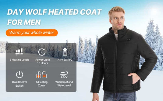 Winter Men Electric Heated Outwear Keep Warm – Savior Heat