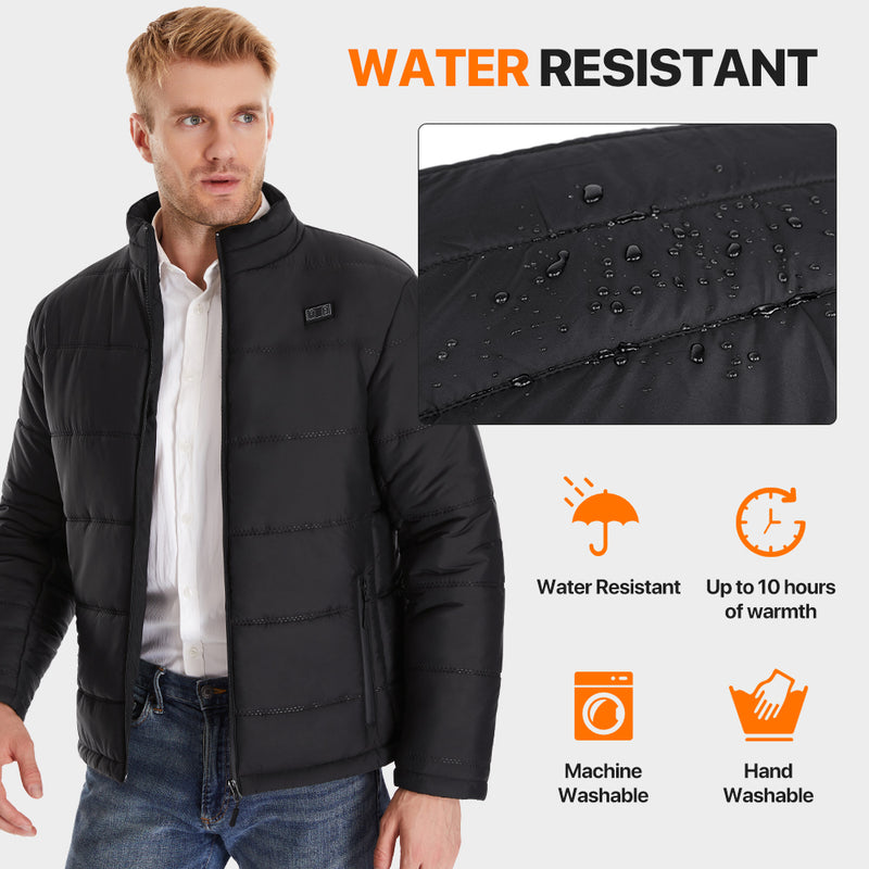 Chargez l&#39;image dans la visionneuse de la galerie, Winter Men Electric Heated Outwear Keep Warm
