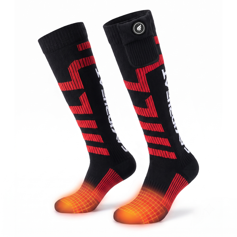 Cargue la imagen en el visor de la galería, SOS201G3 Breathable Heated Ski Socks
