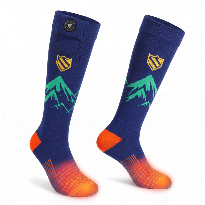 Load image into Gallery viewer, SOS204G3 All-Weather Smart Heated Ski Socks
