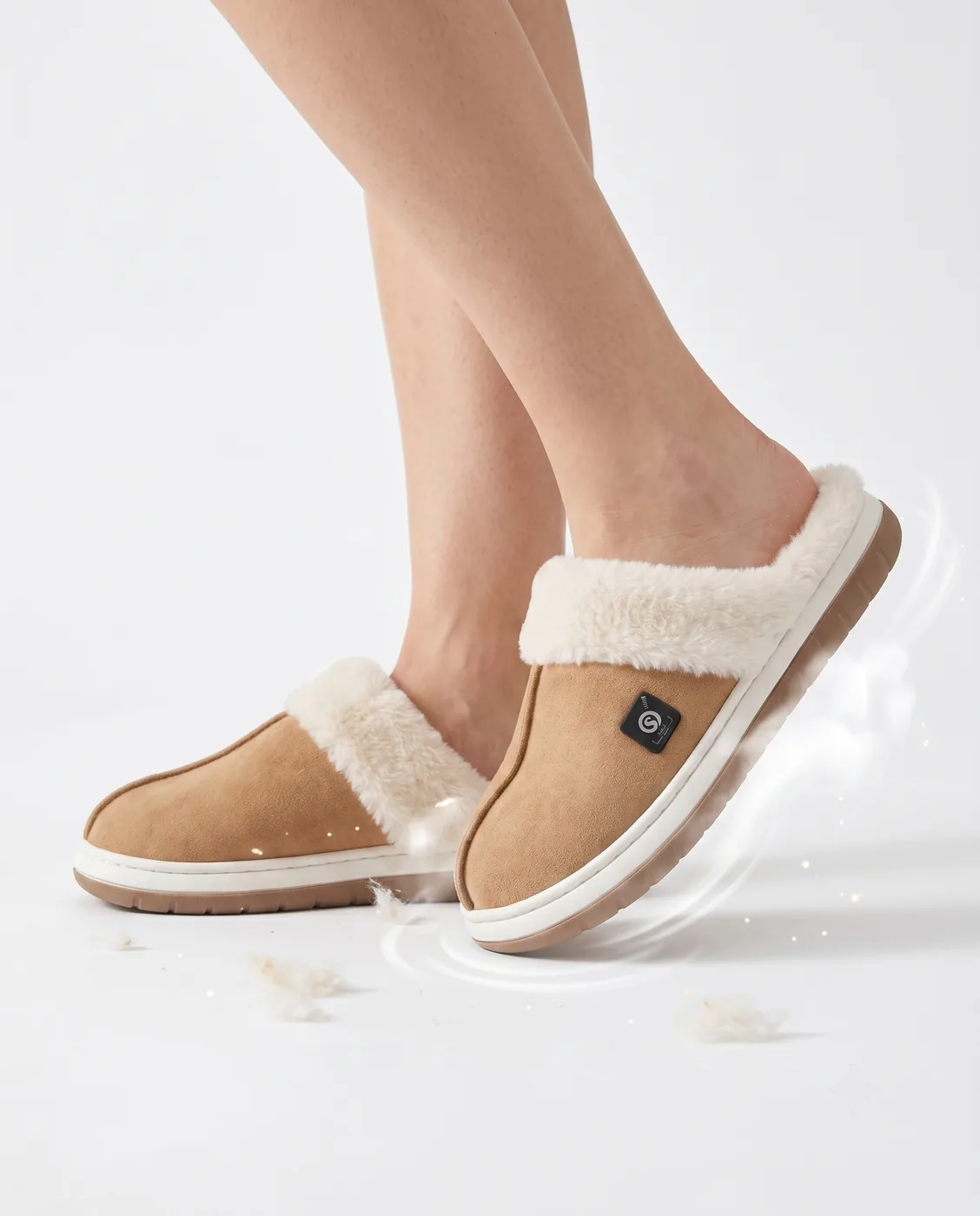 Easy Slip-On Warmth - Savior Heat Heated Slippers with Plush Lining & Up to 12H Warmth