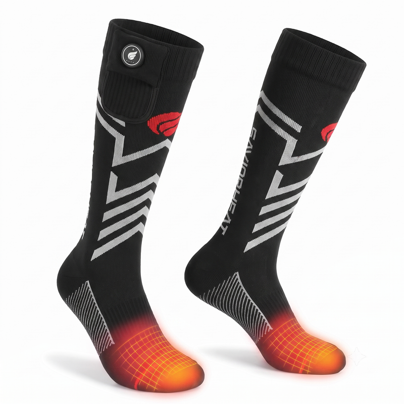 Laden Sie das Bild in Galerie -Viewer, SOS202G3 Rapid-Warm Heated Ski Socks

