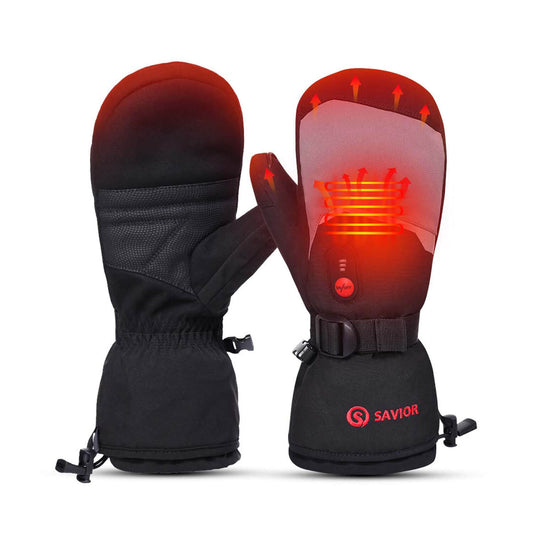 Savior Rechargeable Heated Ski Mittens