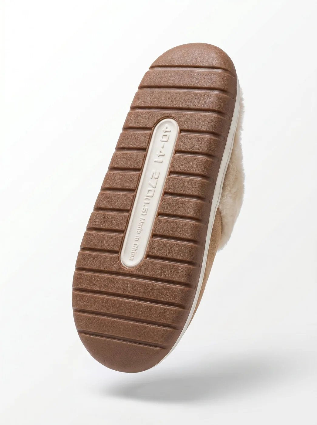 TPR Grip Sole - Savior Heat Heated Slippers with Plush Lining & Up to 12H Warmth