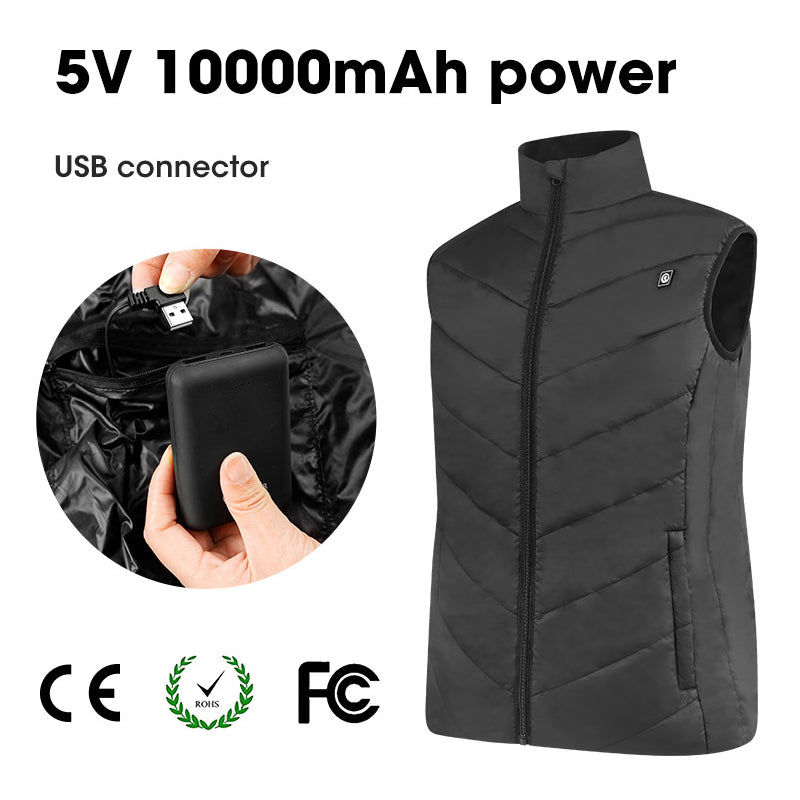 Cargue la imagen en el visor de la galería, Savior Women&#39;s Lightweight 5V 10000mah Electric Heated Vest
