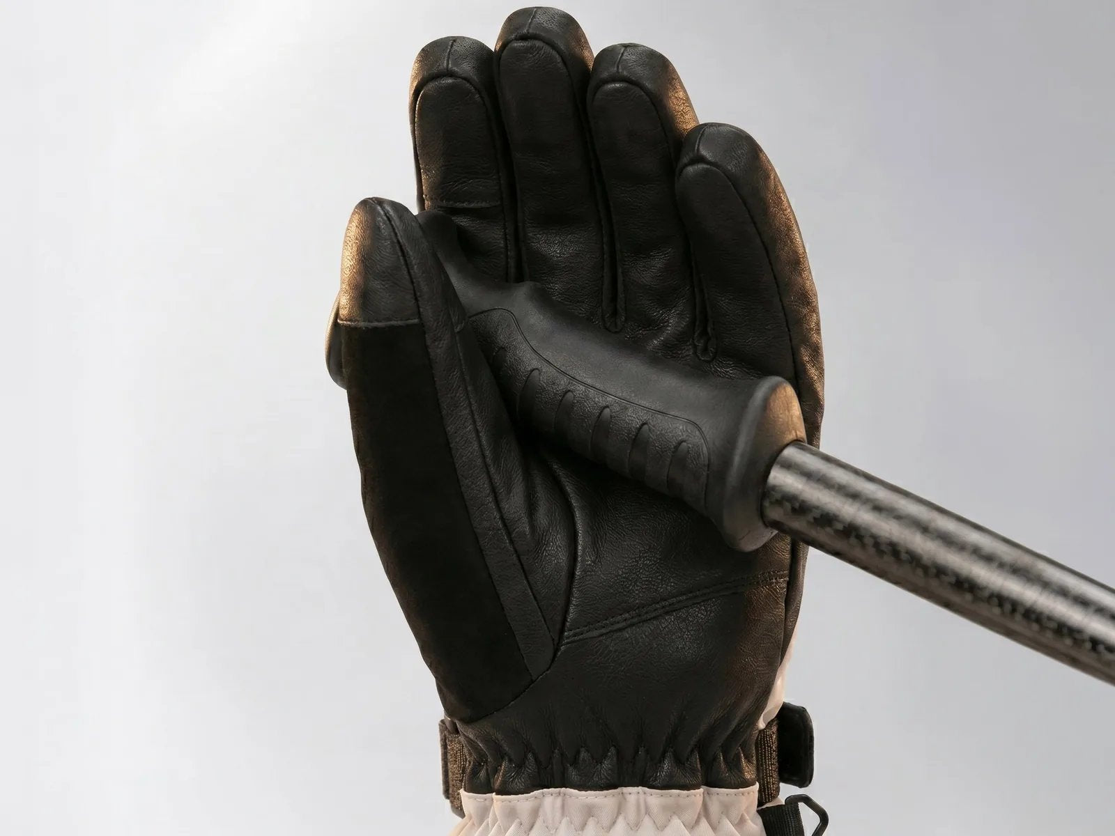Reinforced Anti-Slip Grip - Savior Heat SKGP03FW Goatskin Heated Ski Gloves 2.0