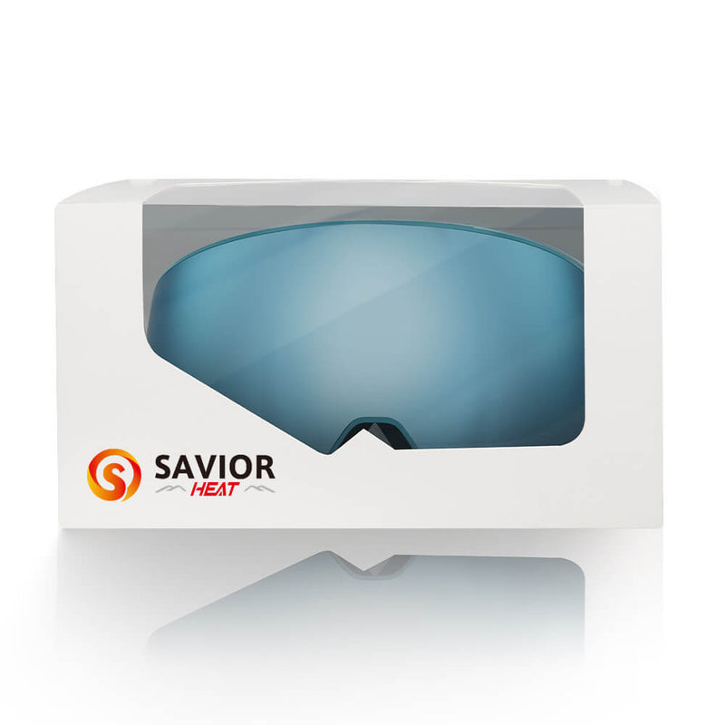 Load image into Gallery viewer, Savior Ski Goggles Blue Orange
