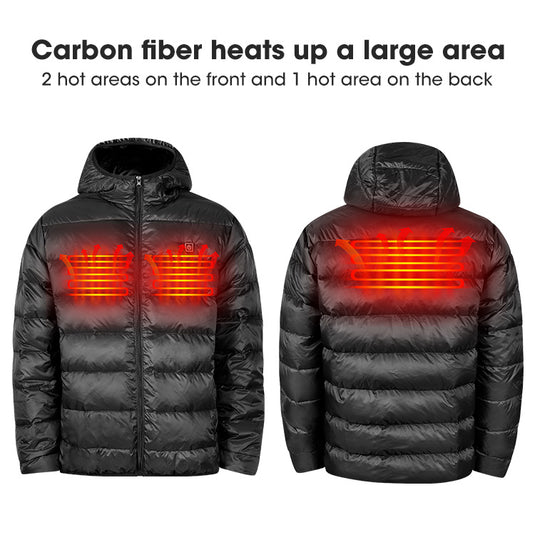 Savior Men's Women's Lightweight Heated Down Jacket