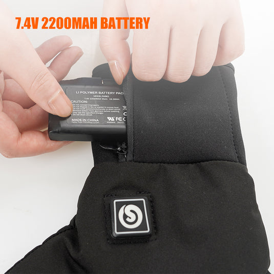 Saviour Hitzebeheizte Handschuheinlagen für Männer und Frauen, wiederaufladbare elektrische Batteriehandschuhe S20