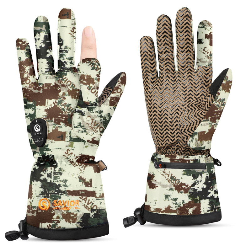 Load image into Gallery viewer, Savior Heated Hunting Gloves 2.0 Upgraded Heating Technology,3000mAh Fast-Charging Battery
