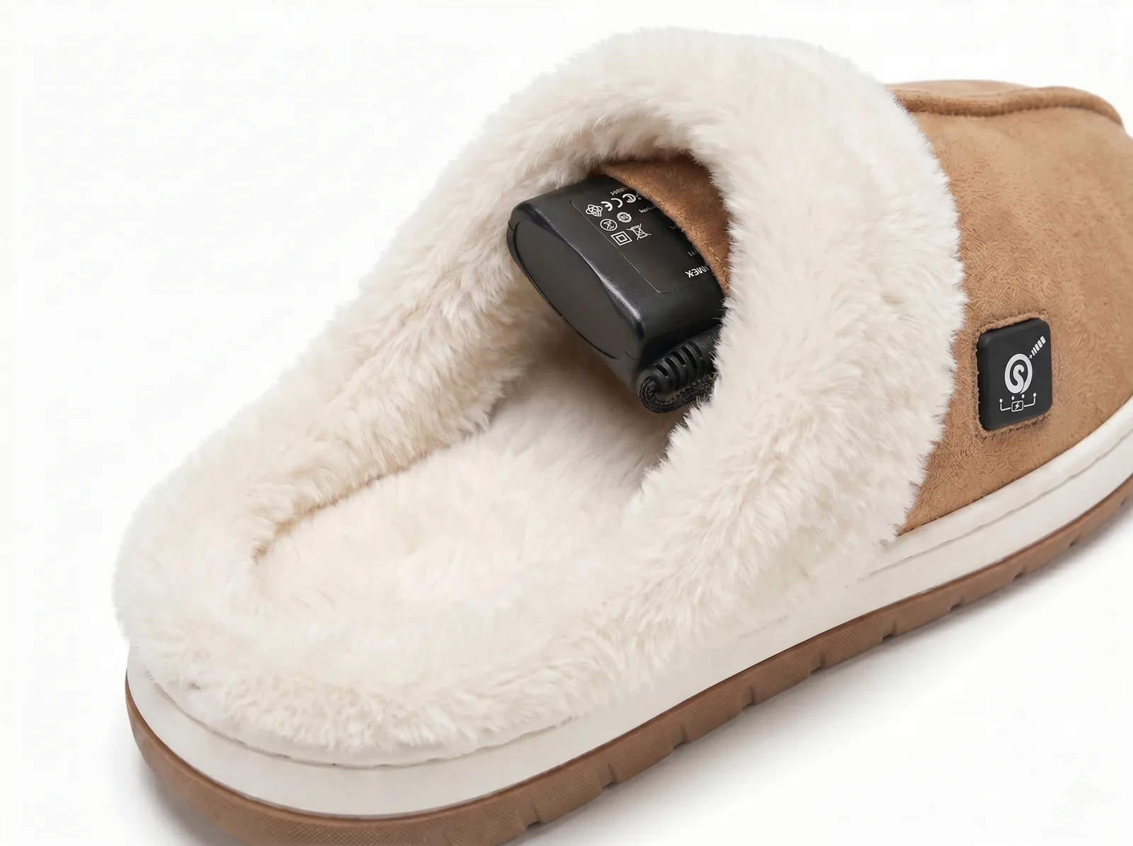 Hidden Battery Pocket - Savior Heat Heated Slippers with Plush Lining & Up to 12H Warmth