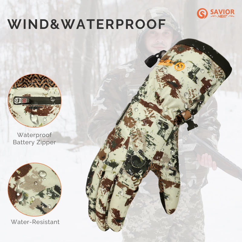 Laden Sie das Bild in Galerie -Viewer, Savior Hunting Gloves 2.0 Heated &amp; Fast-Charging Battery
