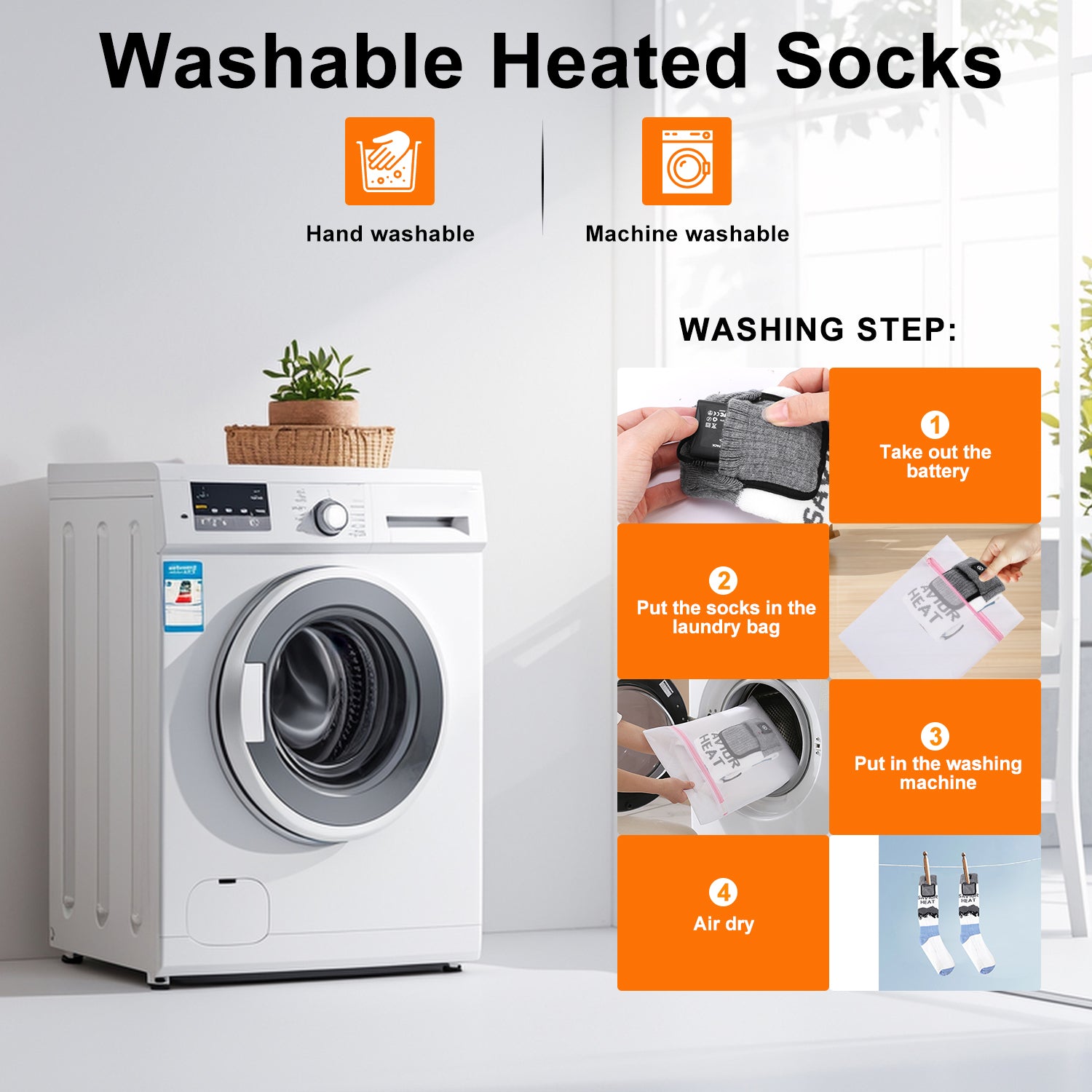 Thermal Heated Socks – Keep Your Feet Warm All Day in Winter