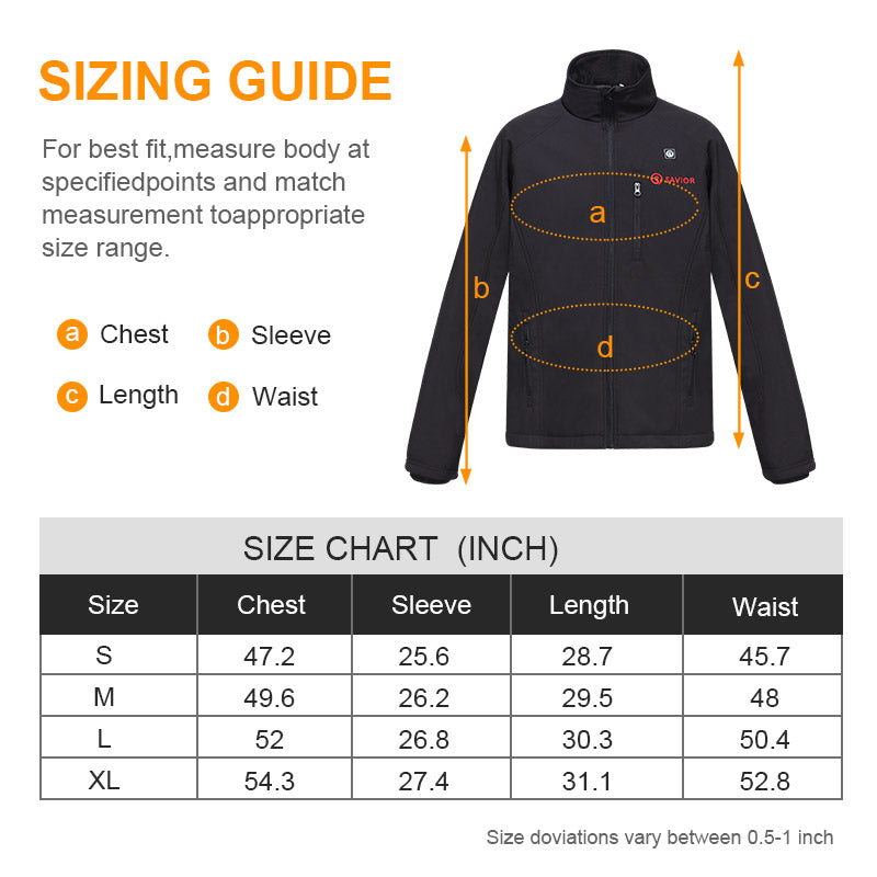Load image into Gallery viewer, Men’s Heated Jacket – 3 Heating Zones, Waterproof Softshell, 10H Runtime
