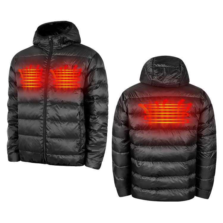 Cargue la imagen en el visor de la galería, Savior Men&#39;s Women&#39;s Lightweight Heated Down Jacket
