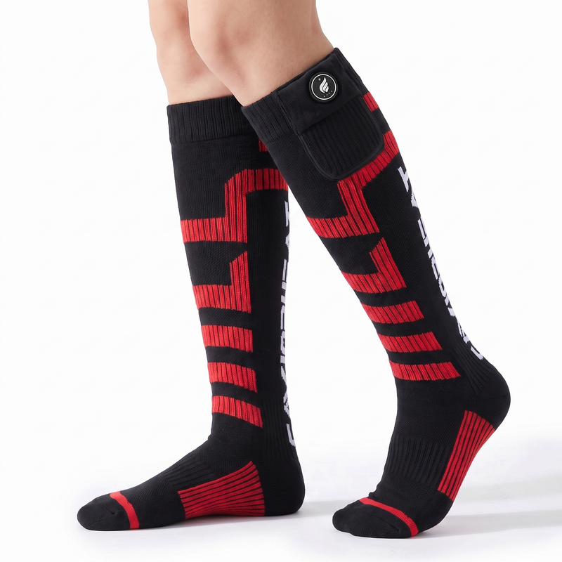 Cargue la imagen en el visor de la galería, SOS201G3 Breathable Heated Ski Socks
