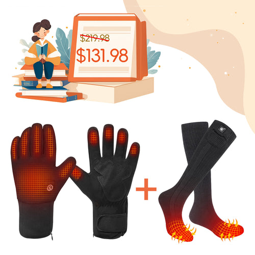 [Back to School Season] Savior Heat S20 Heated Gloves+SS02B Socks