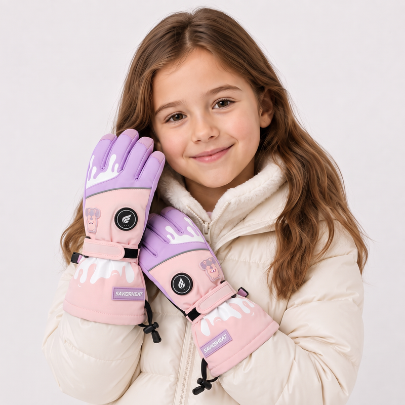 Load image into Gallery viewer, GVS408G3 Kids’ Winter Adventure Heated Ski Gloves
