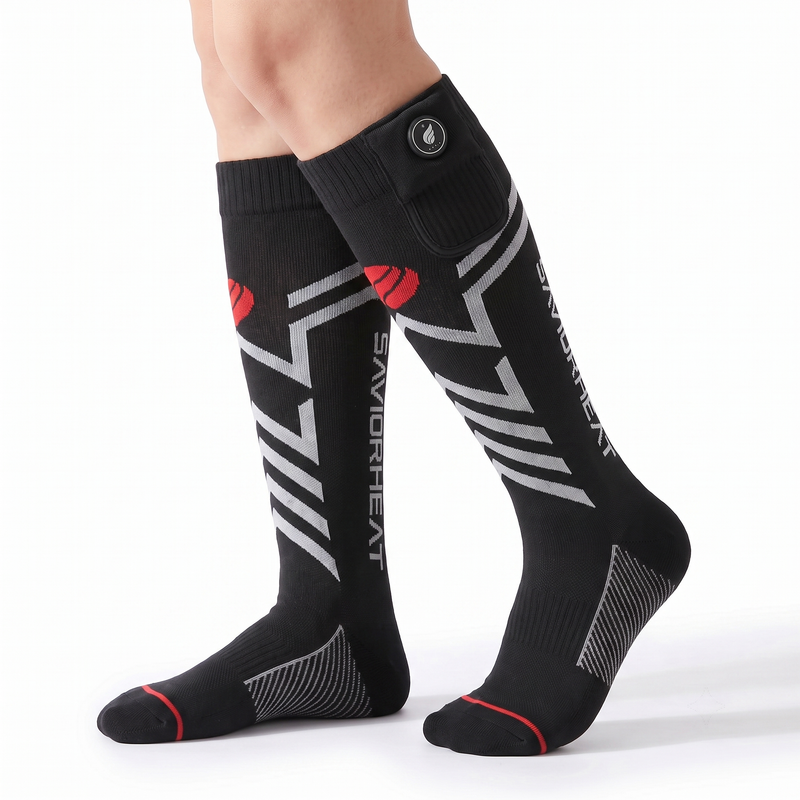 Laden Sie das Bild in Galerie -Viewer, SOS202G3 Rapid-Warm Heated Ski Socks
