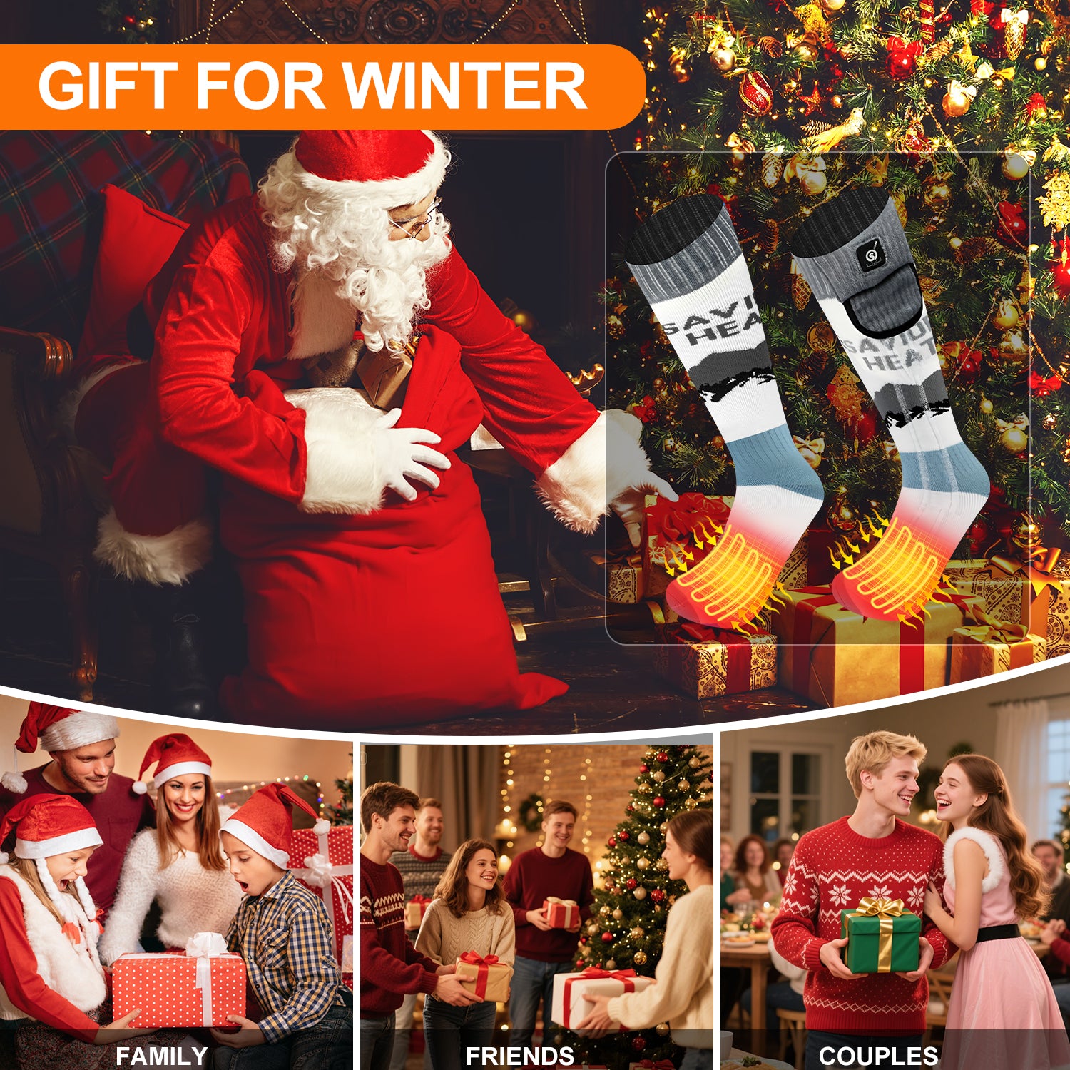 Thermal Heated Socks – Keep Your Feet Warm All Day in Winter