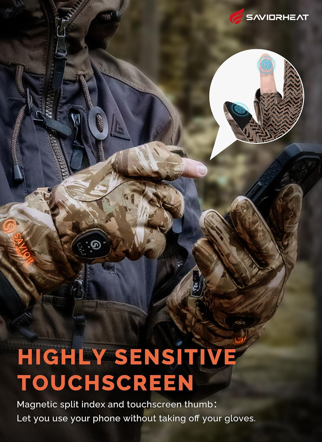 Camo Heated Hunting Gloves – Reed & Rock Camouflage