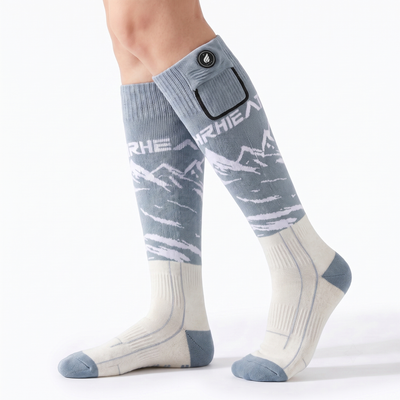 Moisture-Wicking Heated Ski Socks