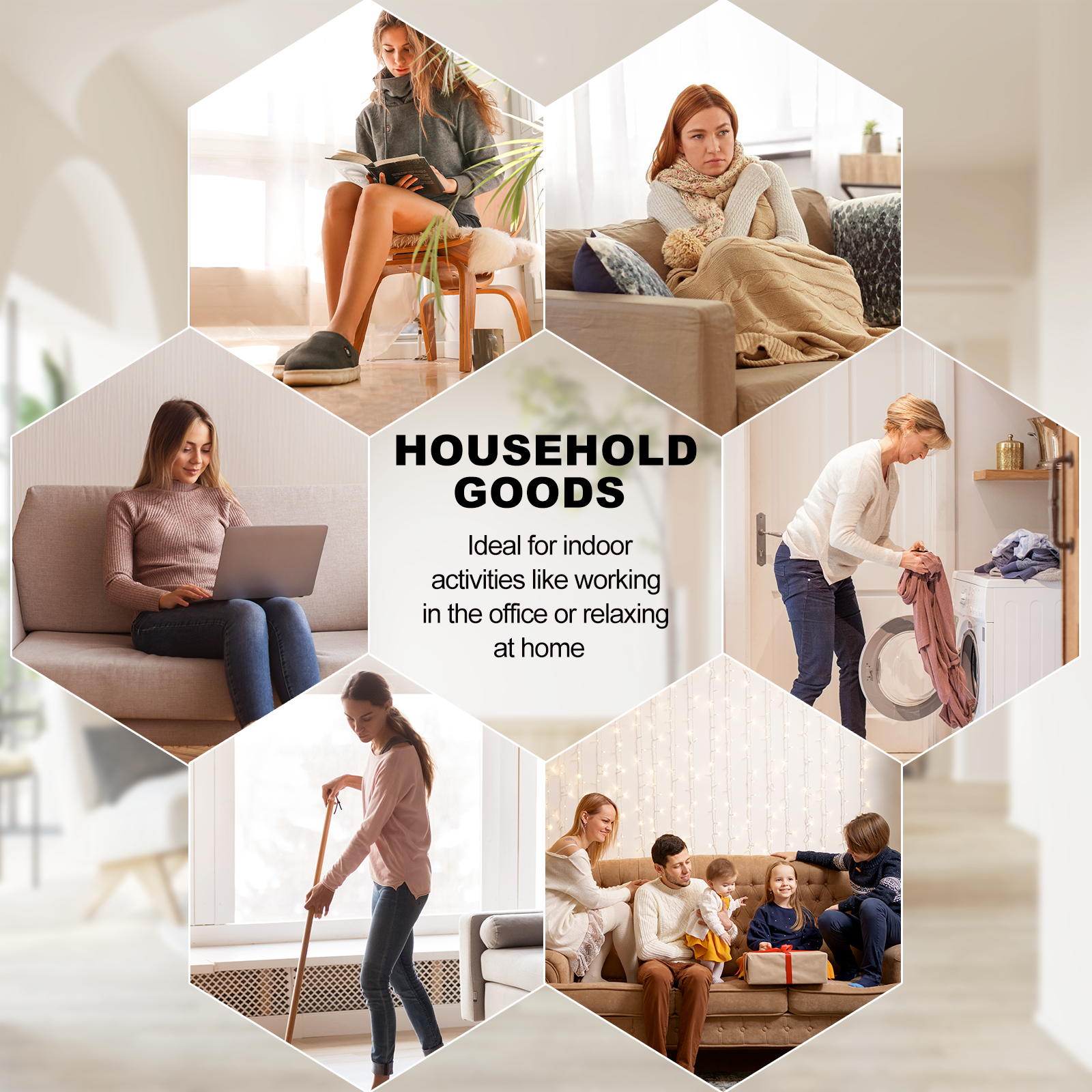 Unisex Rechargeable Low-Cut Heated Slippers