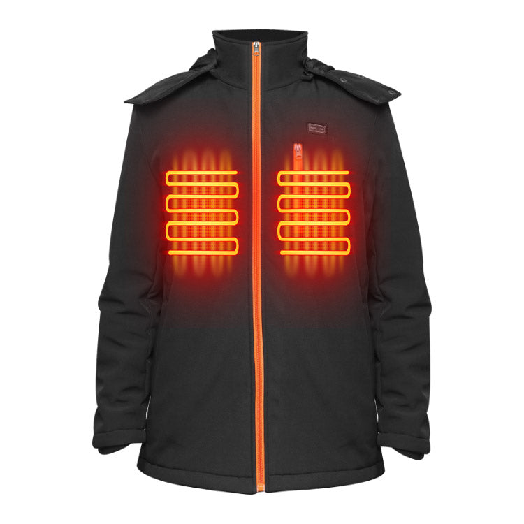 Load image into Gallery viewer, Heated Jacket with Battery Pack – Waterproof Windproof Winter Coat for Men
