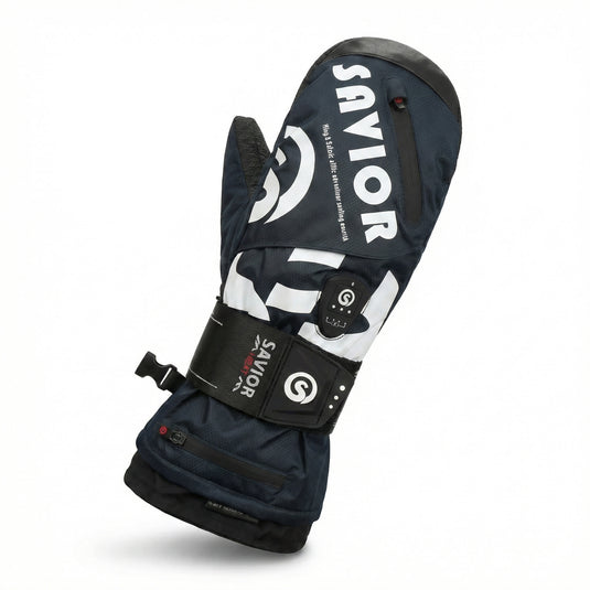 Heated Snowboard Mittens with App Control, 3M Insulation, and Kevlar Palm