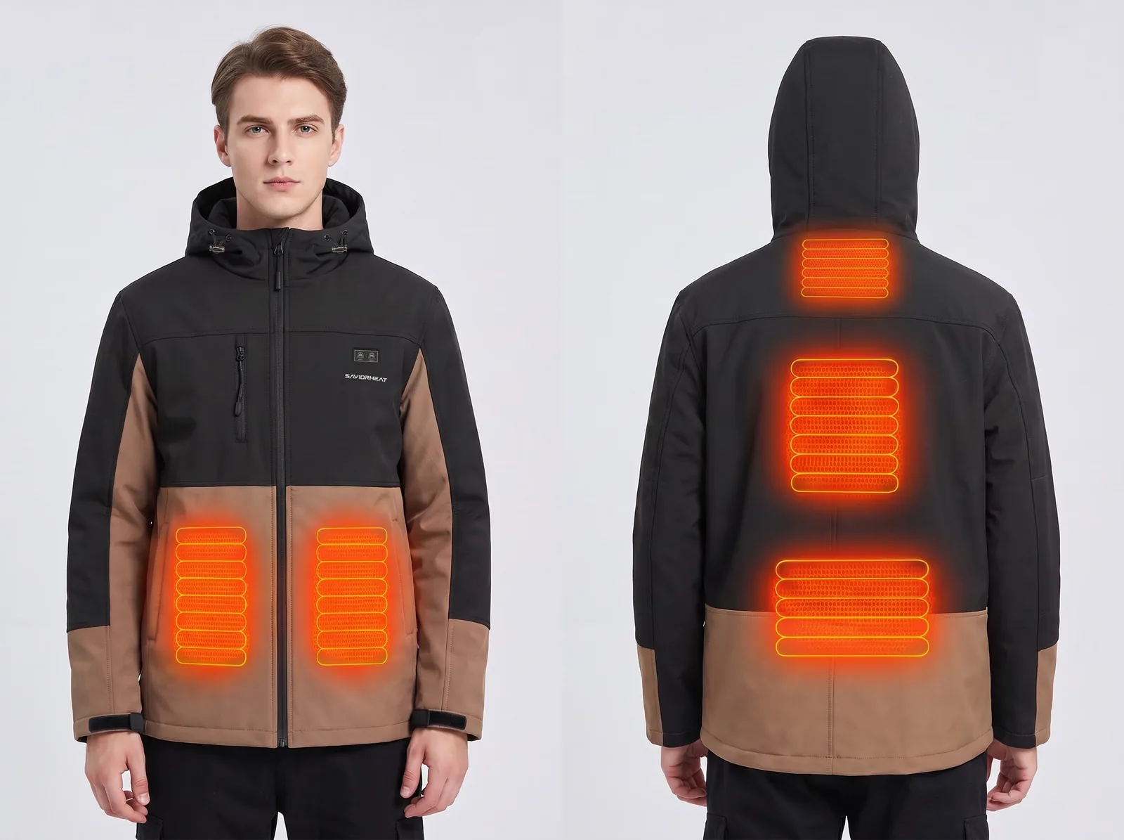 5-Zone Dual Control - Savior Heat Heavy Canvas Heated Work Jacket