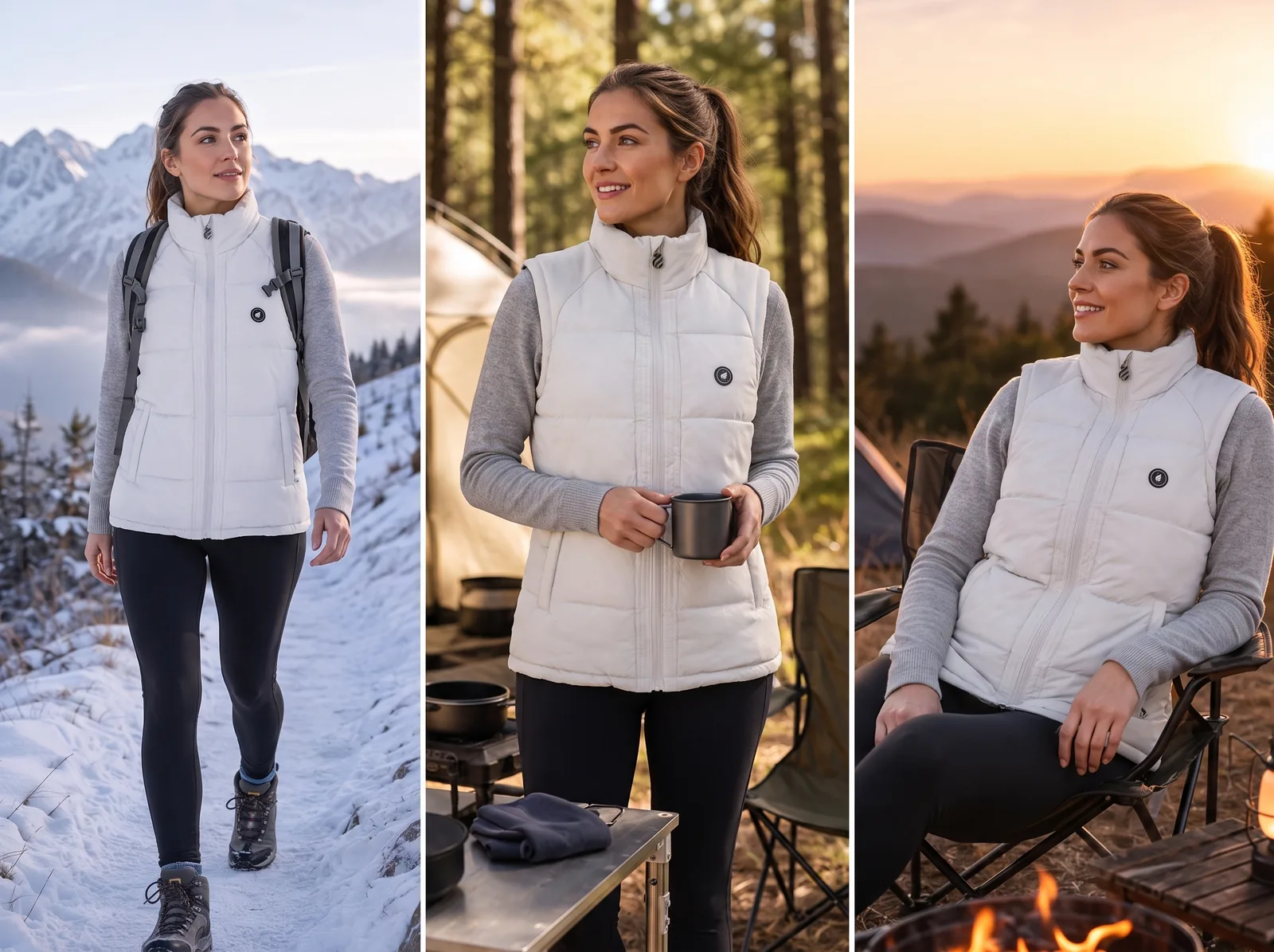 Savior Heat Women's Drawcord-Hem Heated Vest product detail