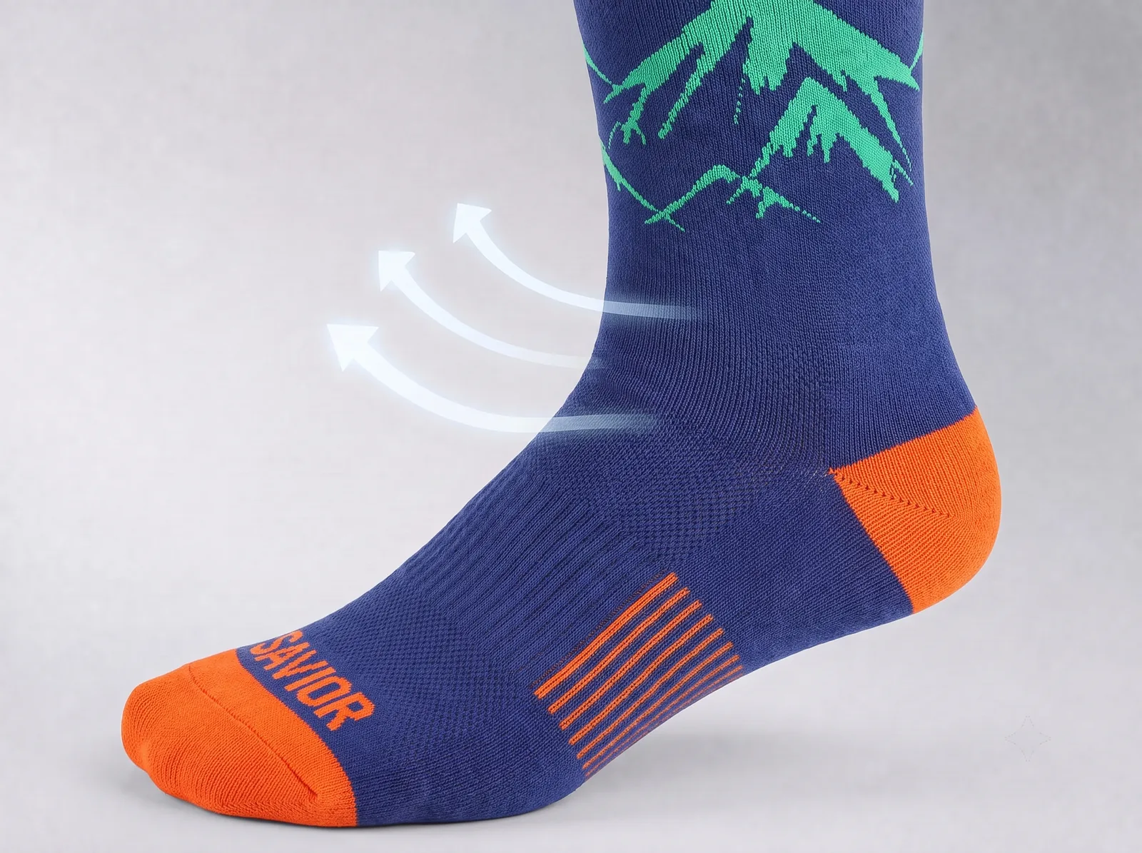 Breathable Comfort - Savior Heat Cushioned Boot Comfort Heated Ski Socks