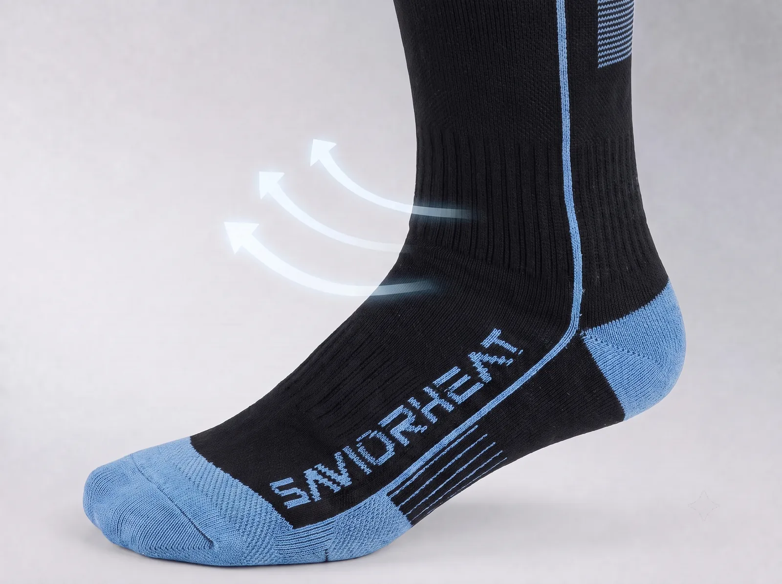 Breathable Comfort - Savior Heat Arch Support Heated Ski Socks