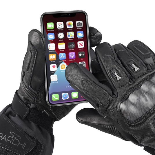 Waterproof Battery Heated Motorcycle Gloves Adapt To 12V Power