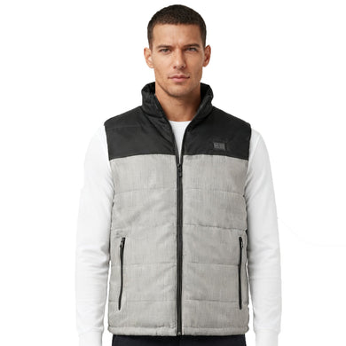 Men’s Heated Vest – Rechargeable Battery Warm Vest with 4 Heating Zones, Smart Dual Control