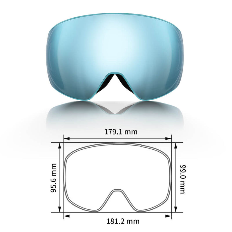 Load image into Gallery viewer, Savior Ski Goggles Blue
