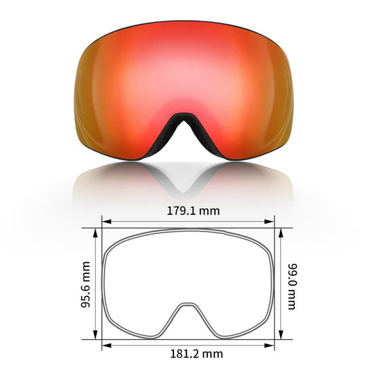 Savior Ski Goggles Blue Orange