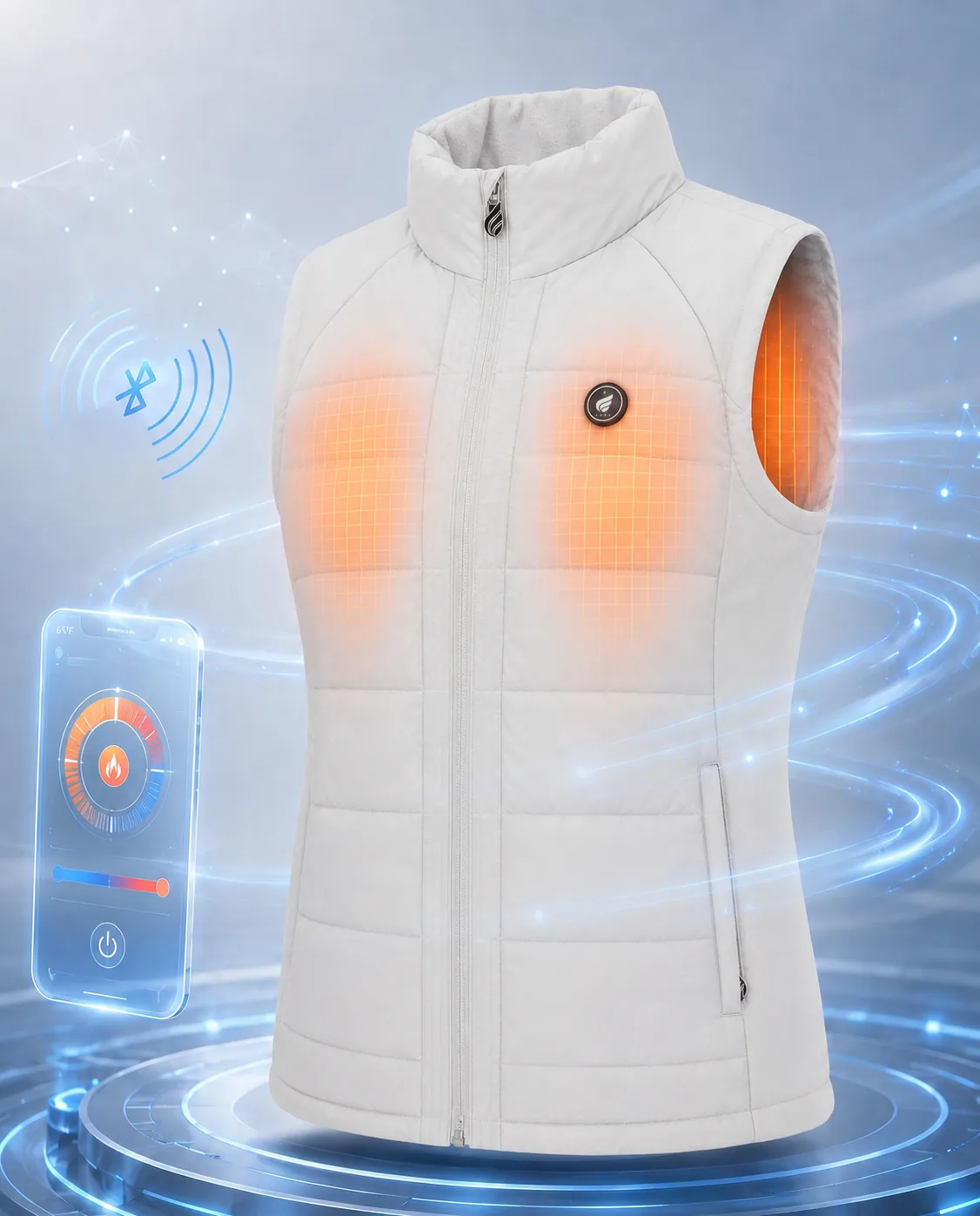 Smart App Control - Savior Heat Women's Drawcord-Hem Heated Vest