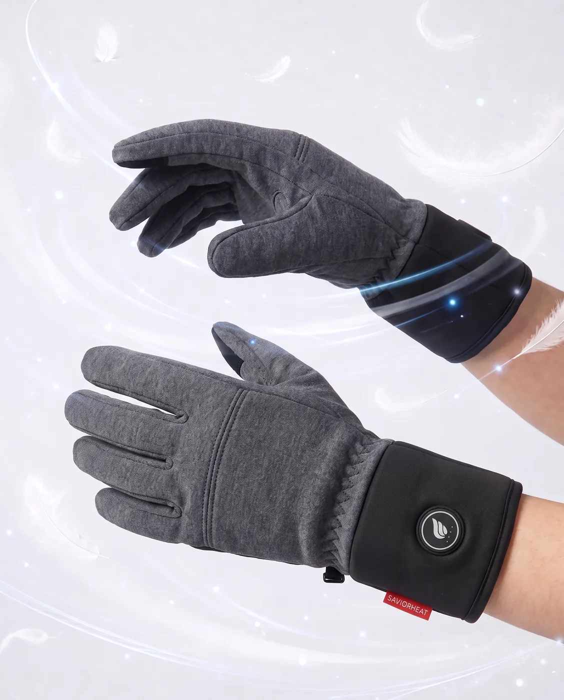 Lightweight & Breathable - Savior Heat Wool Blend Comfort Heated Glove Liners