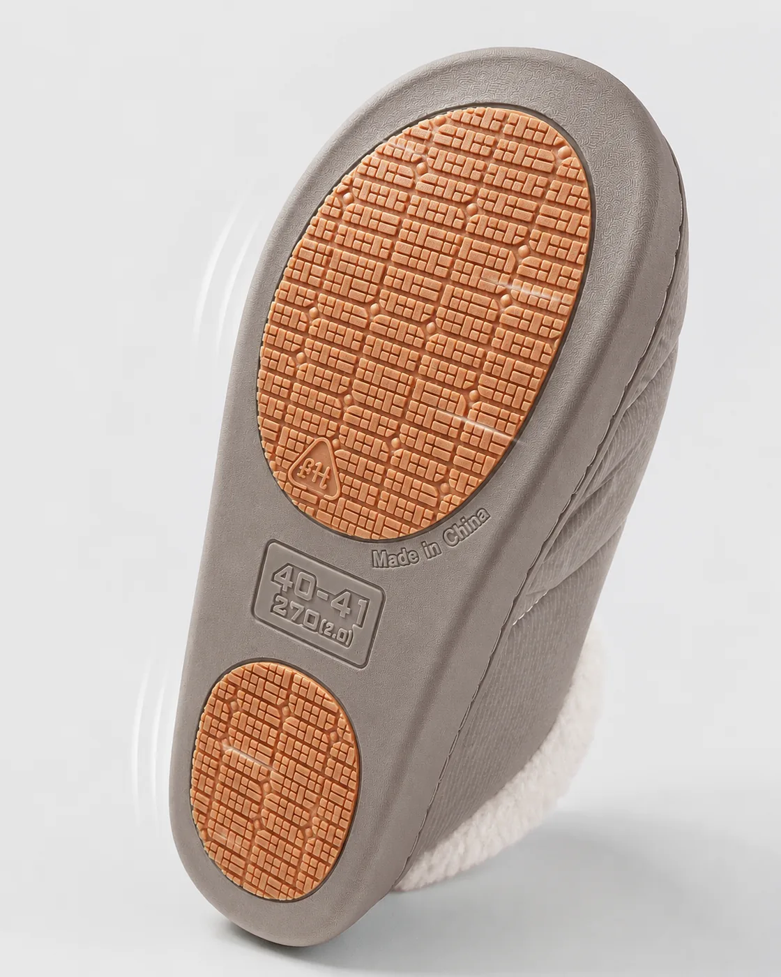 TPR Grip Sole - Savior Heat Adjustable-Cuff Heated Slippers