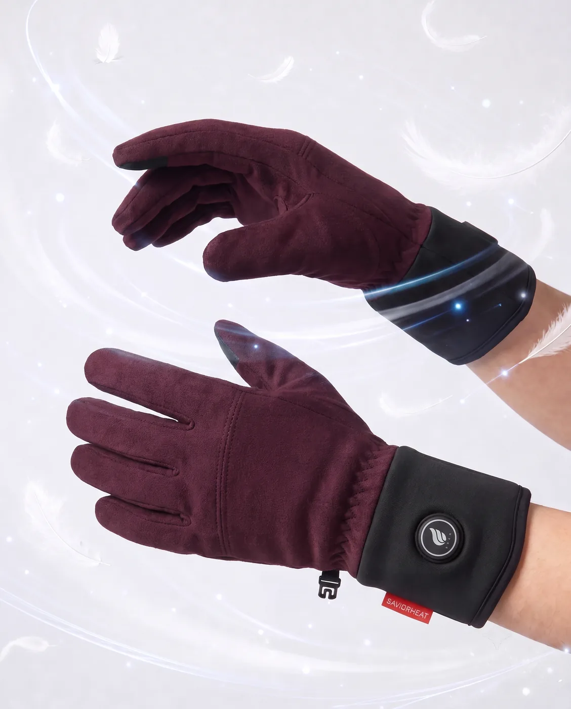 Soft Hand Feel - Savior Heat Natural Comfort Lightweight Heated Glove Liners