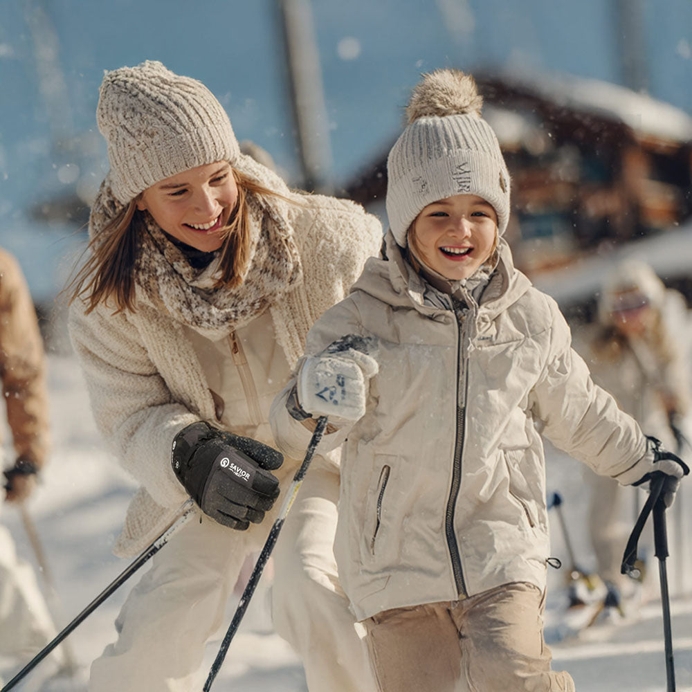 Savior Heated Gloves – 10s Fast Heat, Smart Control, Designed for Skiing and Outdoor Activities