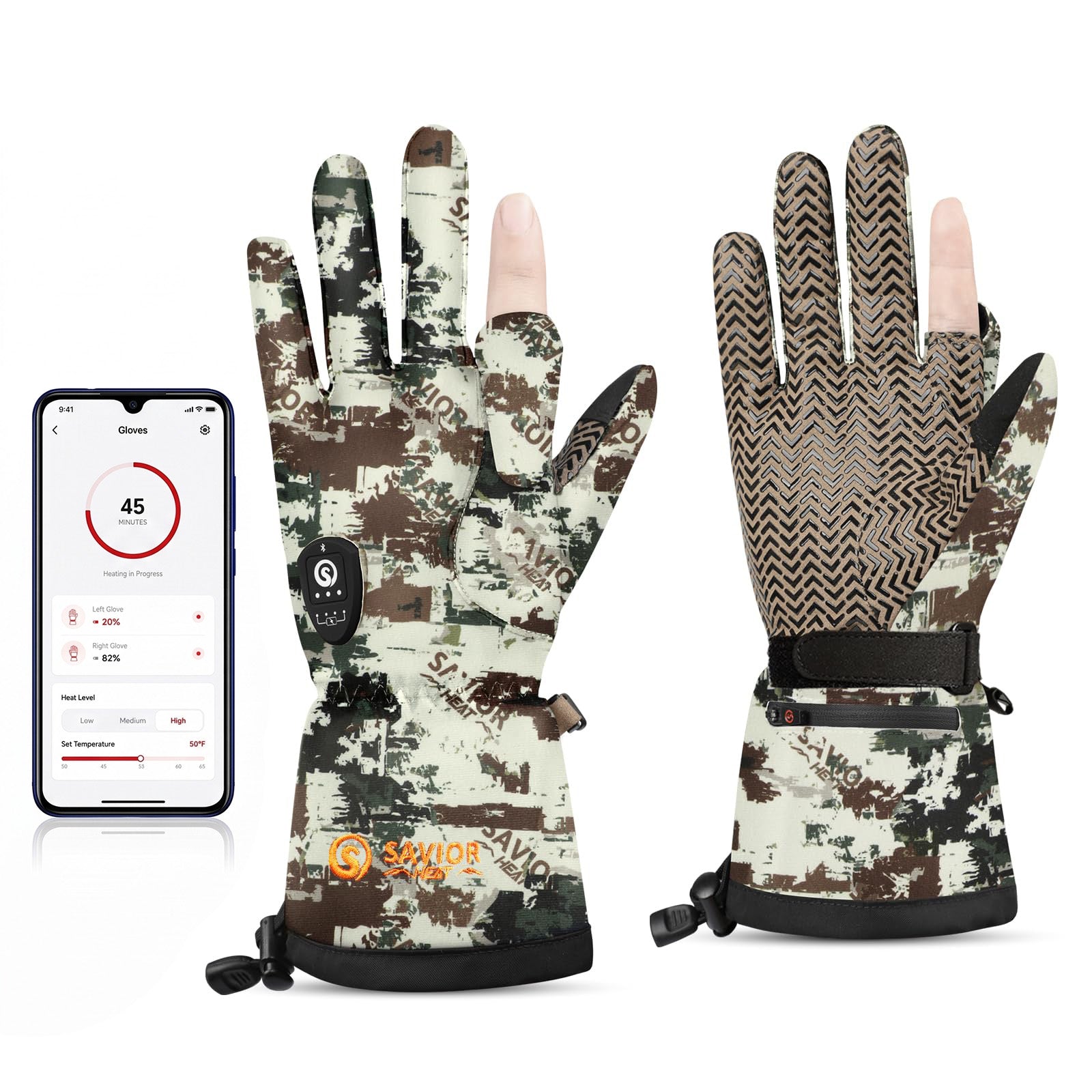 Camo Heated Hunting Gloves – Reed & Rock Camouflage