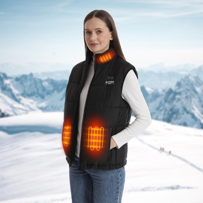 Load image into Gallery viewer, Savior Electric Women&#39;s Heated Lightweight Vest
