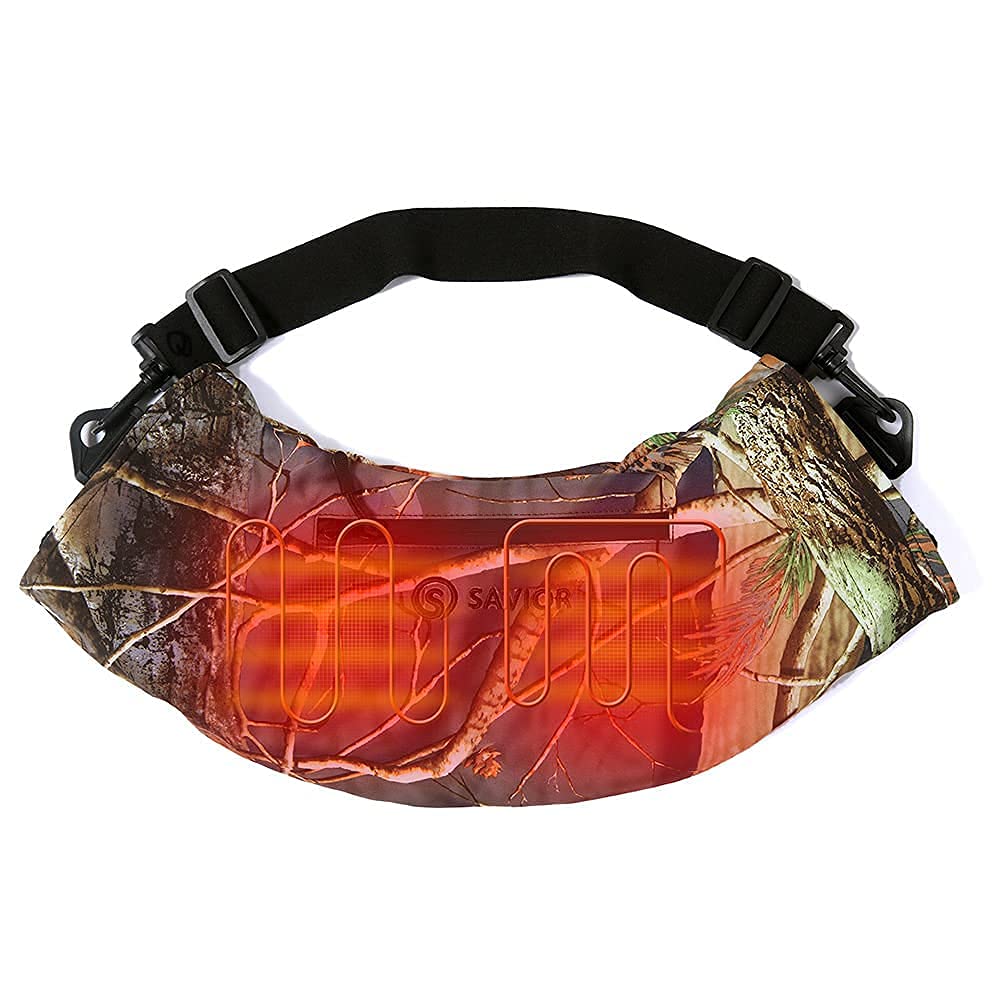 Saviour Heated HEAT Manchon chauffant pour les mains, pochette chauffante électrique pour l'hiver, la chasse, le camping, le golf, la photographie