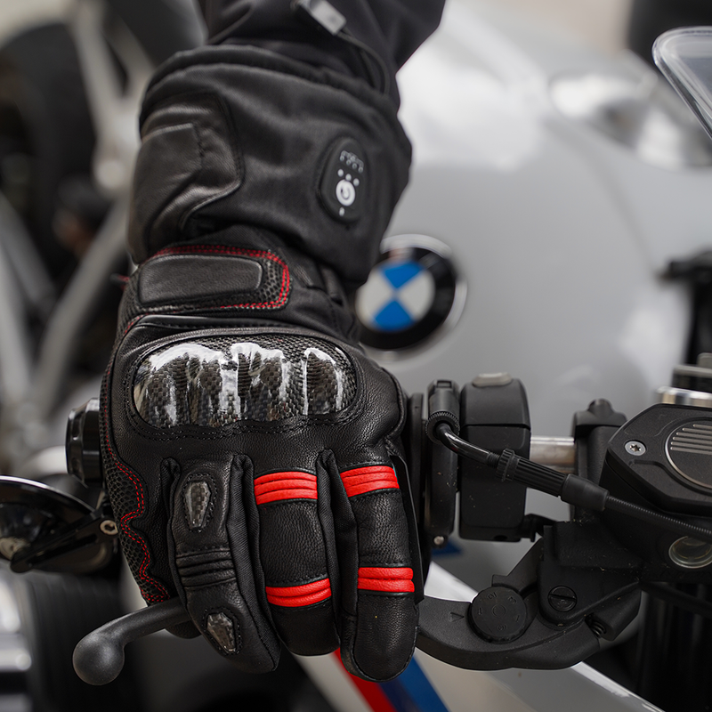 Load image into Gallery viewer, Savior Bluetooth  Battery Heated Motorcycle Gloves
