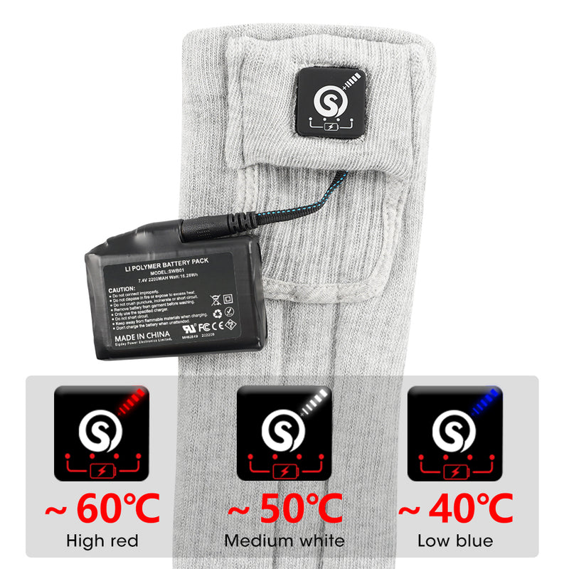 Load image into Gallery viewer, 【FrostGuard Work Combo】S15 Heated Gloves for Work Outdoor &amp; SS01G Heated Socks
