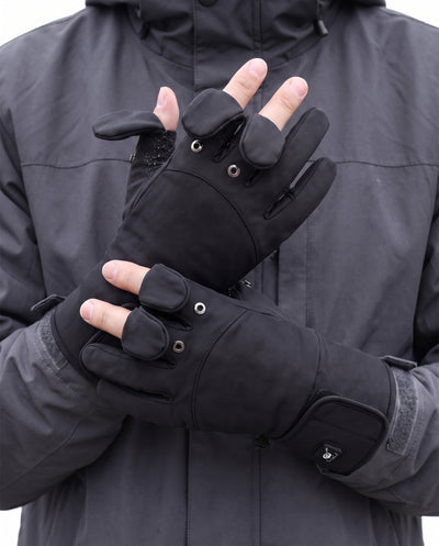 FIGL01FD Fold-Back Heated Fishing Gloves