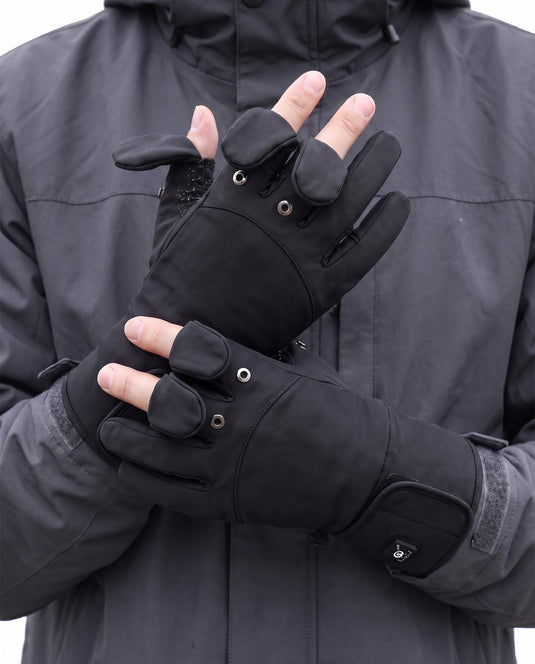 FIGL01FD Fold-Back Heated Fishing Gloves